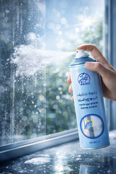 بخاخ منظف للمرايا والزجاج