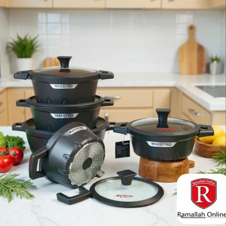 طقم طناجر 5 قطع MAISTRO CHIF