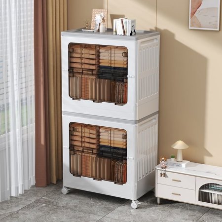 خزانة تخزين بلاستيك طبقتين دبل