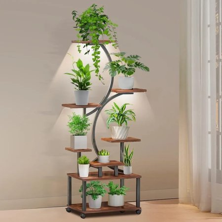 ستاند ديكور ونبات عصري