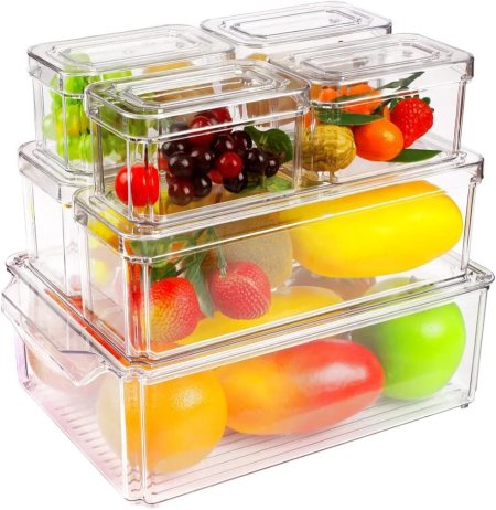 طقم منظمات ثلاجة 7 قطع