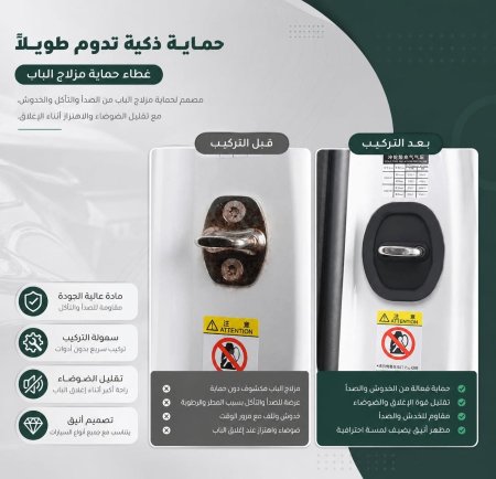 طقم سيلكيون لأبواب السيارة
