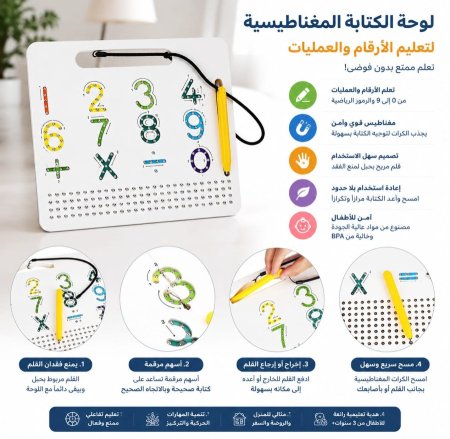 لوح تعليمي مغناطيس