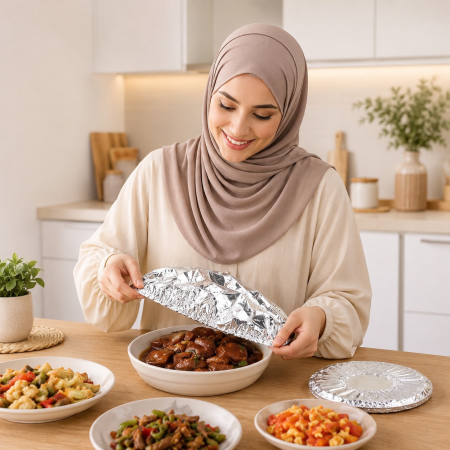 قصدير حفظ الطعام المطاطي