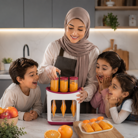 صانعة عصير الاطفال