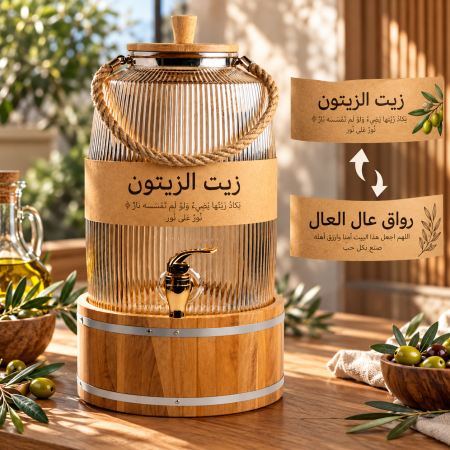 حافظة زيت وعصير National