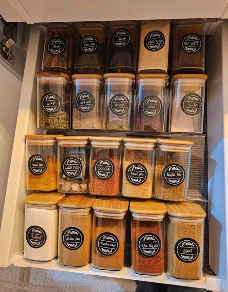 علب بهارات 10 قطع