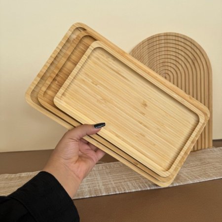 طقم صواني مستطيل 3 قطع